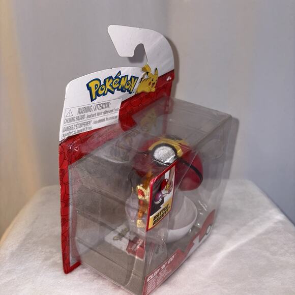 Pokemon Chimchar Clip 'N' Go Battle Ready Poke Ball NEW in Package - Picture 2 of 5